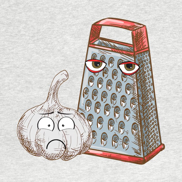 Garlic and Grater by NewWorldIsHere